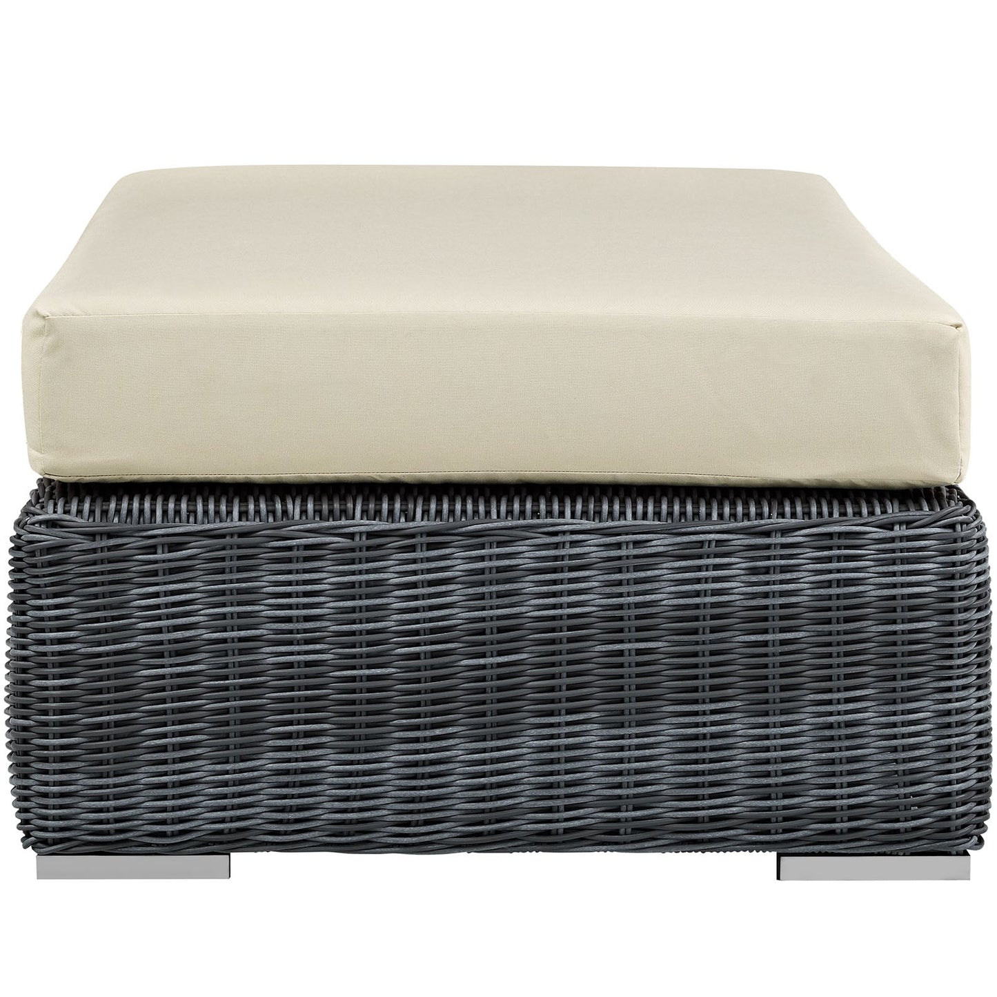 Summon Outdoor Patio Sunbrella¨ Rectangle Ottoman by Modway