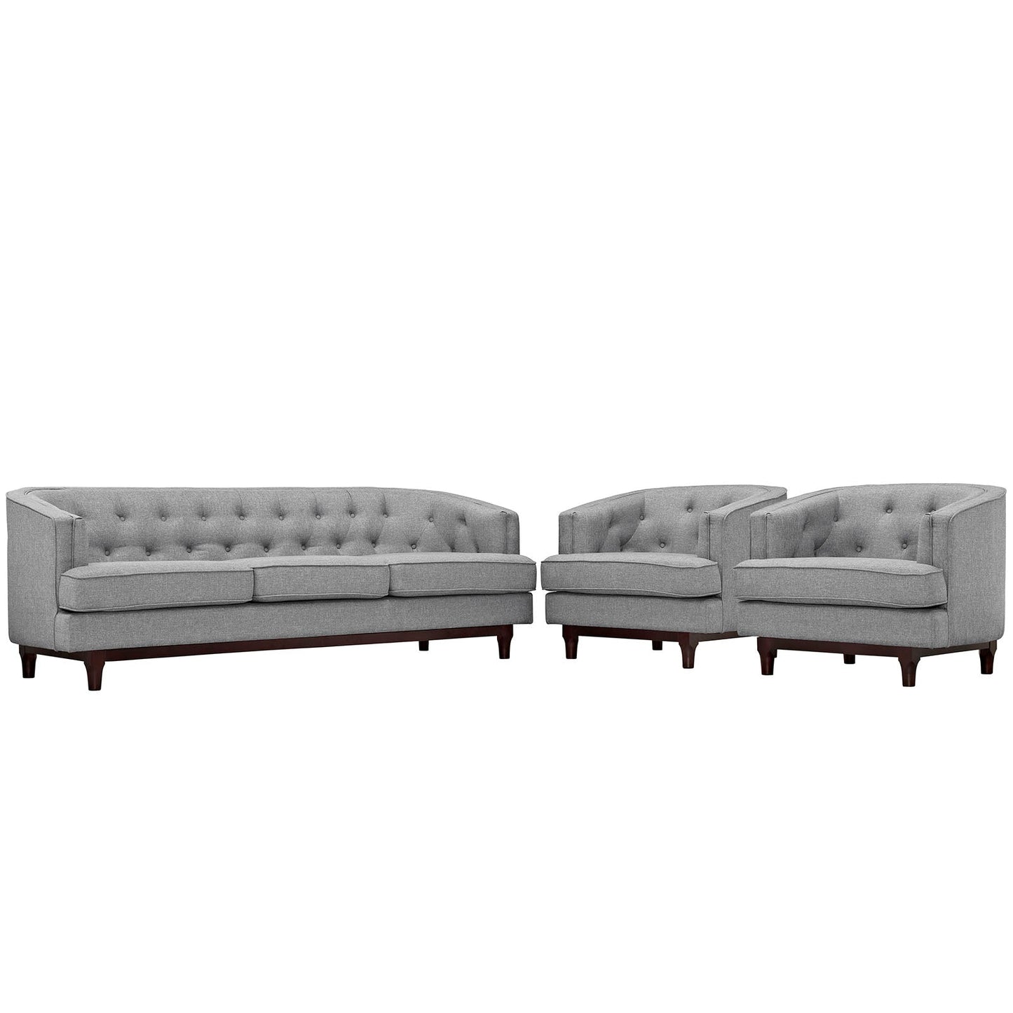 Coast Living Room Set Set of 3 by Modway