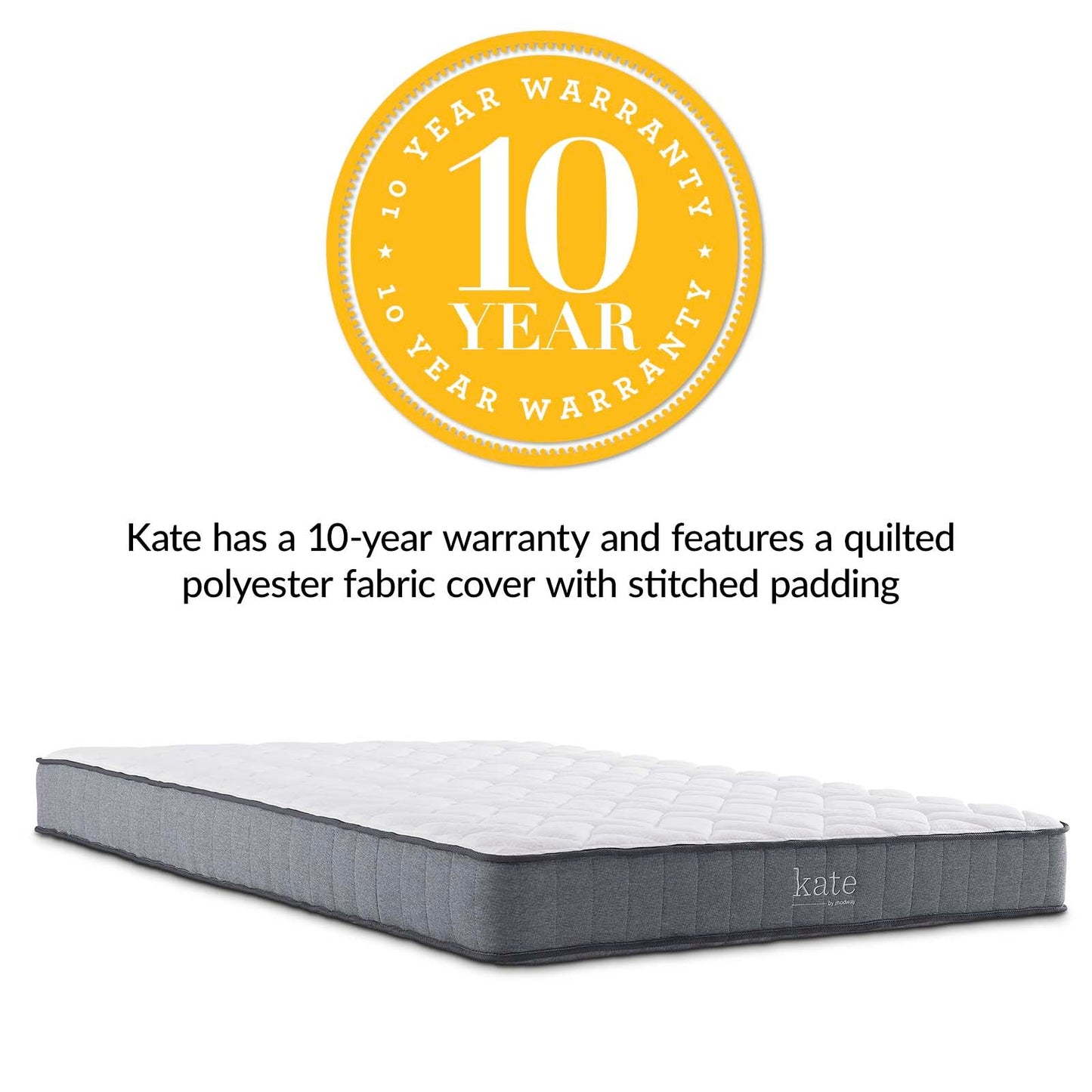Kate 8" Queen Mattress by Modway