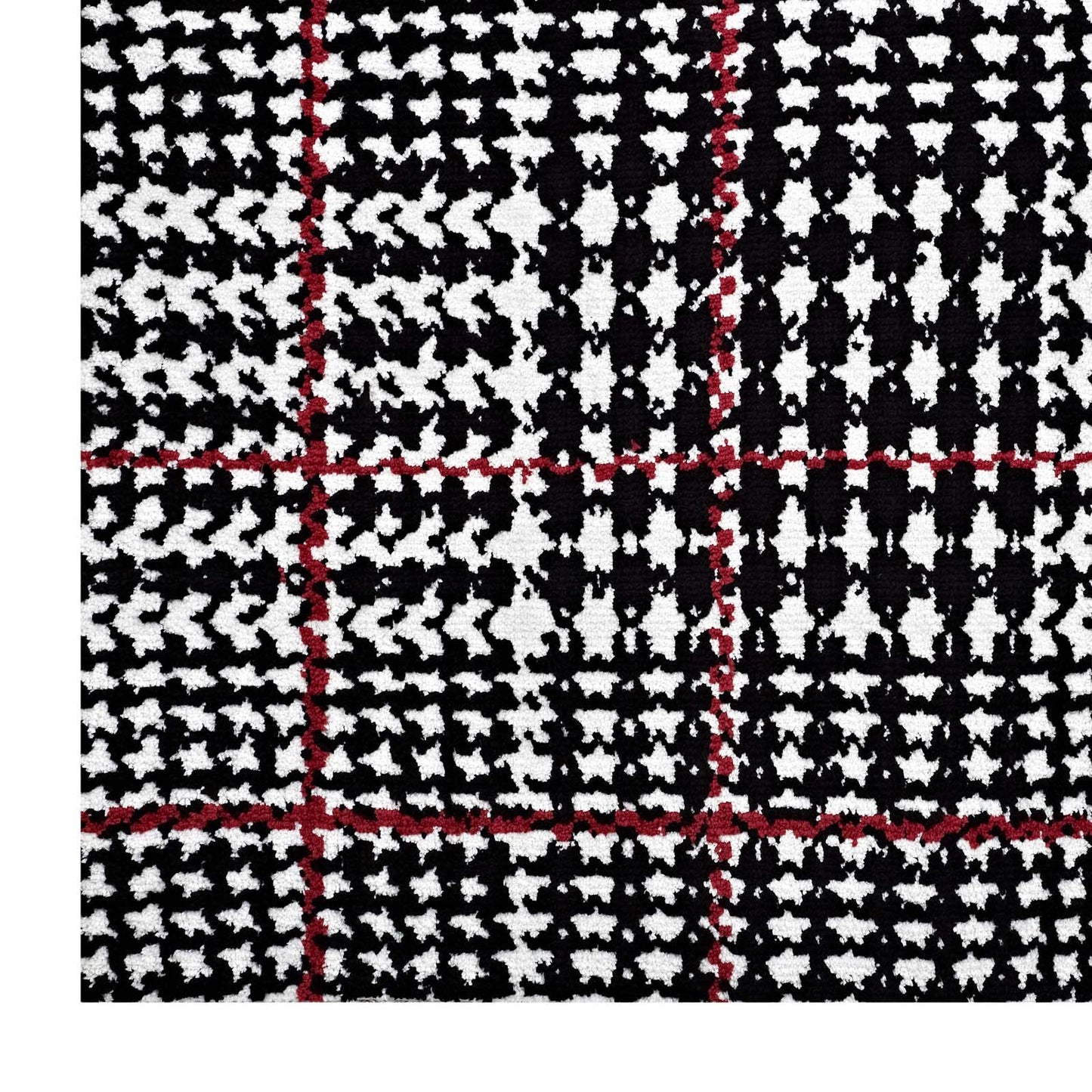 Kaja Abstract Plaid 5x8 Area Rug by Modway