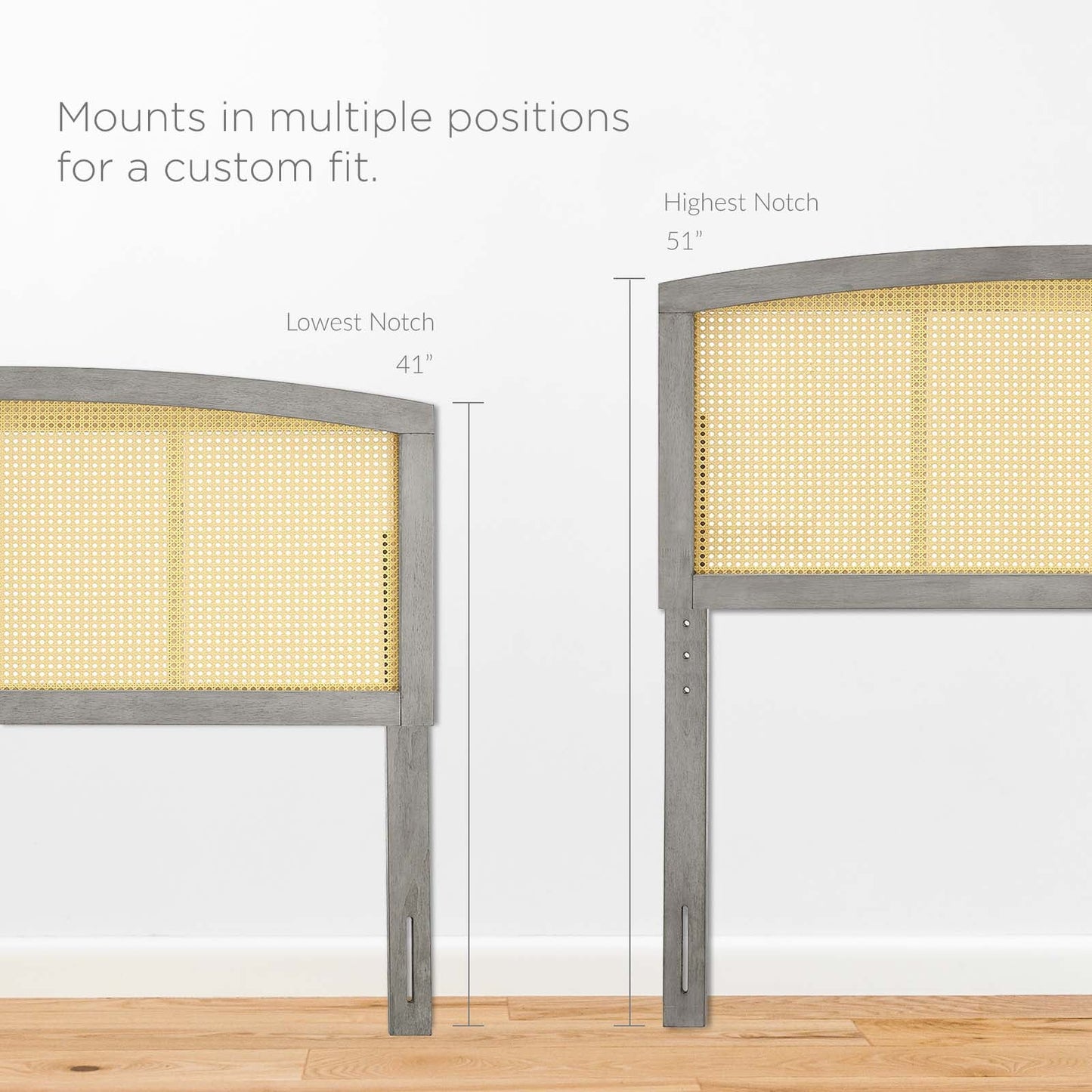 Halcyon Cane Queen Headboard by Modway