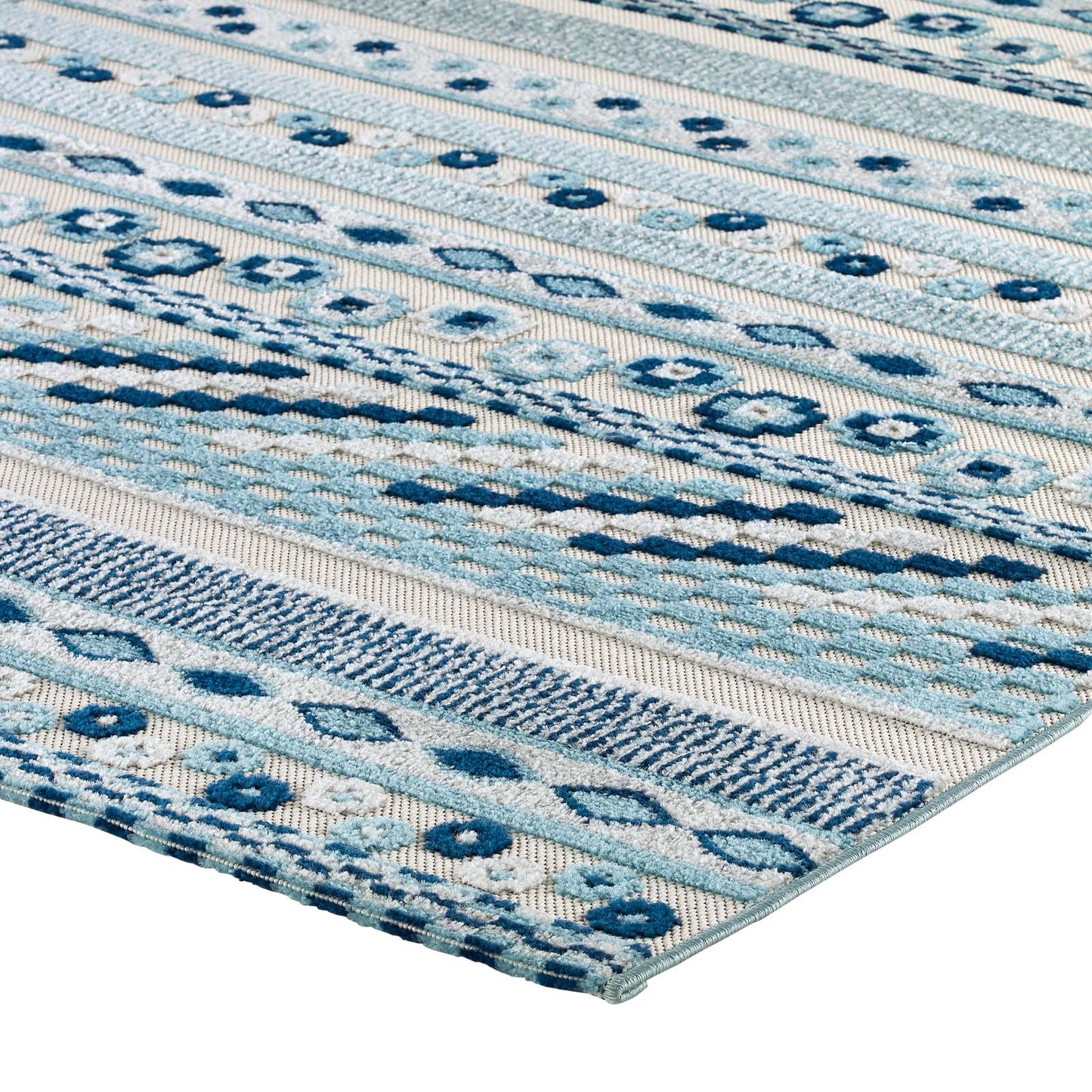 Reflect Cadhla Vintage Abstract Geometric Lattice 5x8 Indoor and Outdoor Area Rug by Modway