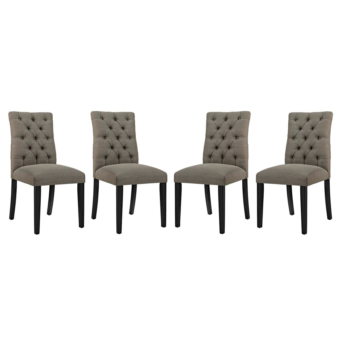 Duchess Fabric Dining Chair Set of 4 by Modway