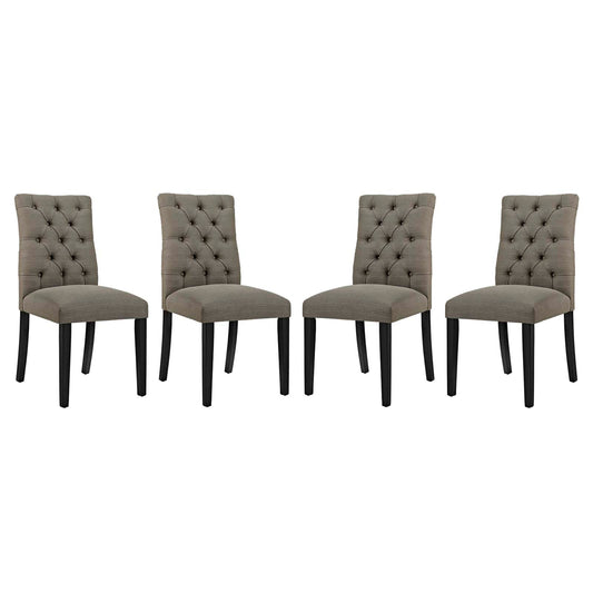 Duchess Fabric Dining Chair Set of 4 by Modway