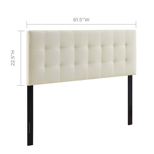 Lily Upholstered Fabric Queen Headboard by Modway