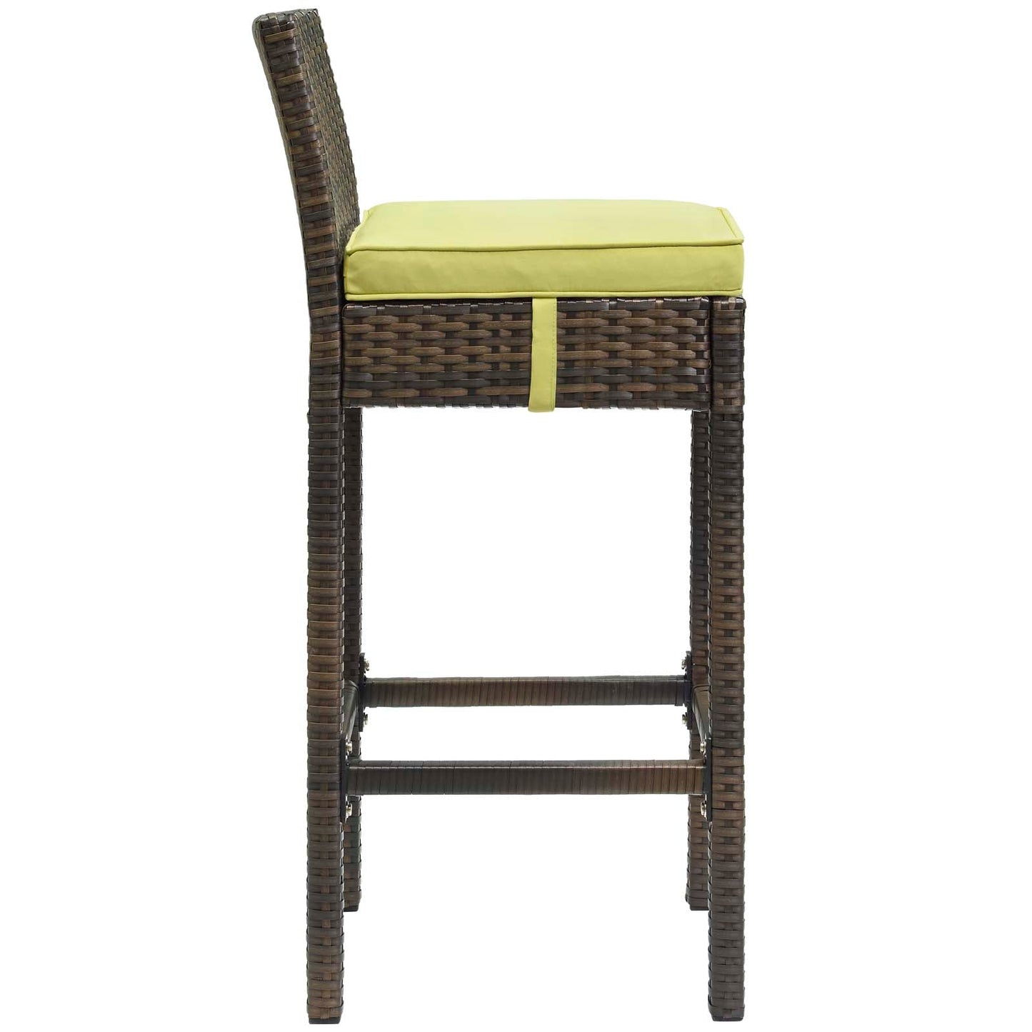 Conduit Outdoor Patio Wicker Rattan Bar Stool Set of 4 by Modway