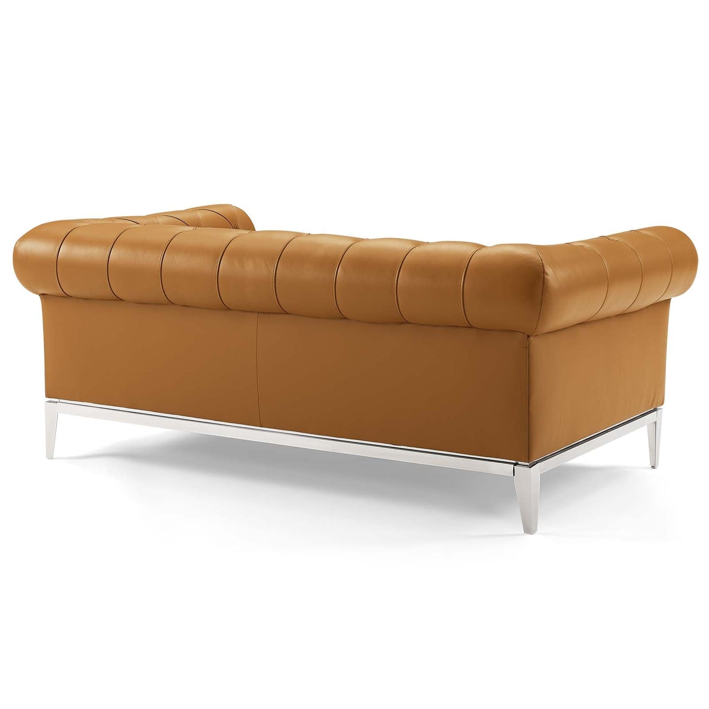 Idyll 3 Piece Upholstered Leather Set in Tan