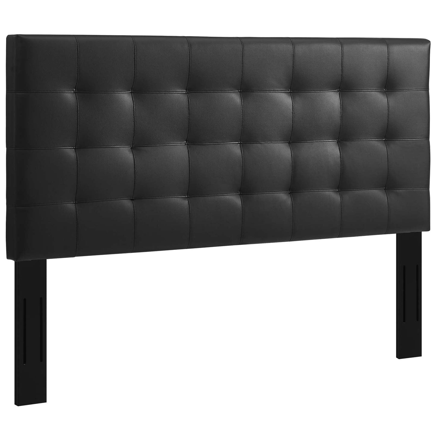Paisley Tufted Upholstered Faux Leather Full / Queen Headboard by Modway