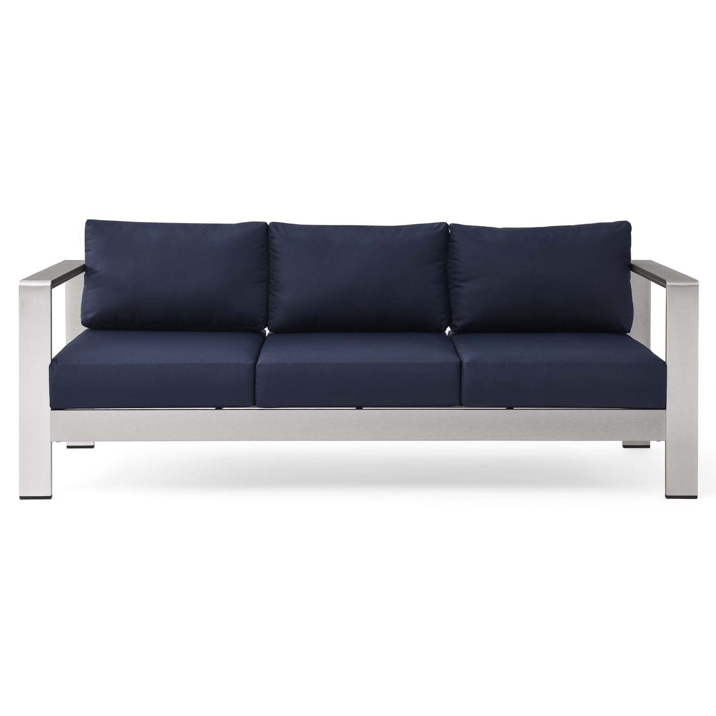 Shore Outdoor Patio Aluminum Sofa by Modway