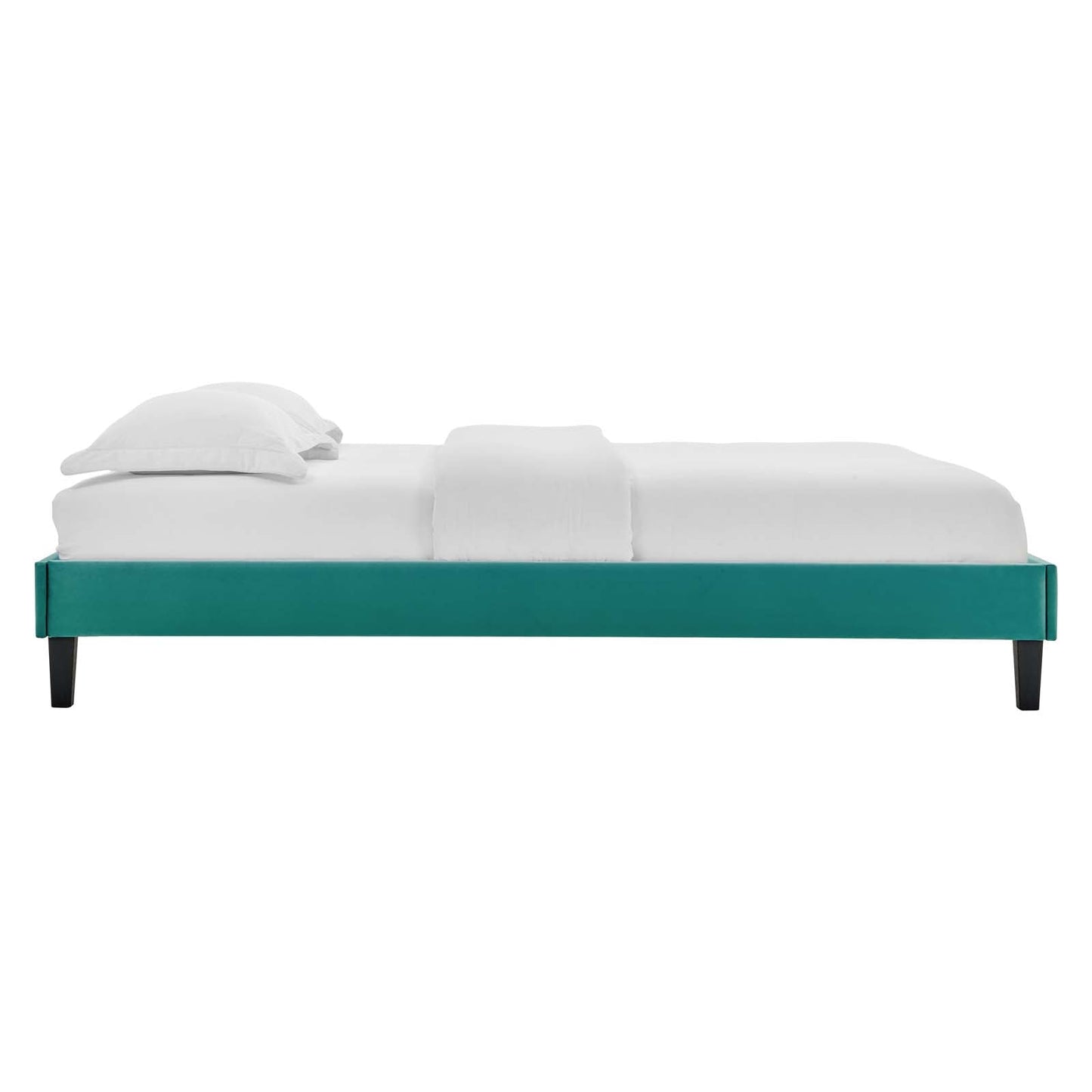 Reign Performance Velvet Twin Platform Bed Frame by Modway