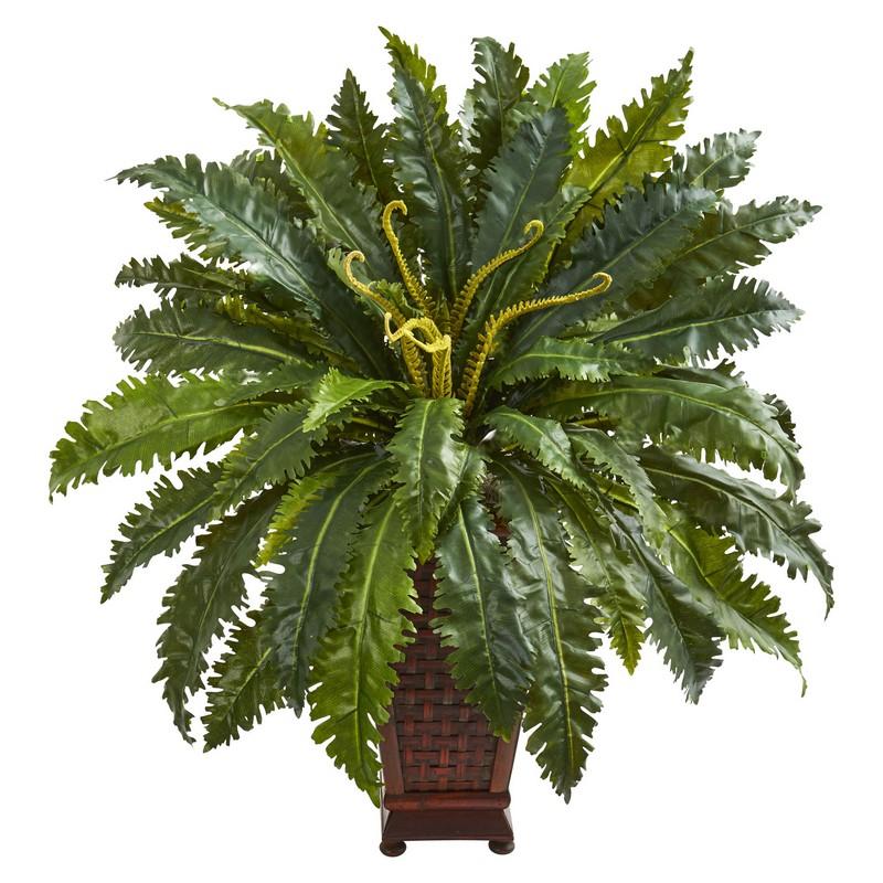 Marginatum Artificial Plant in Decorative Planter