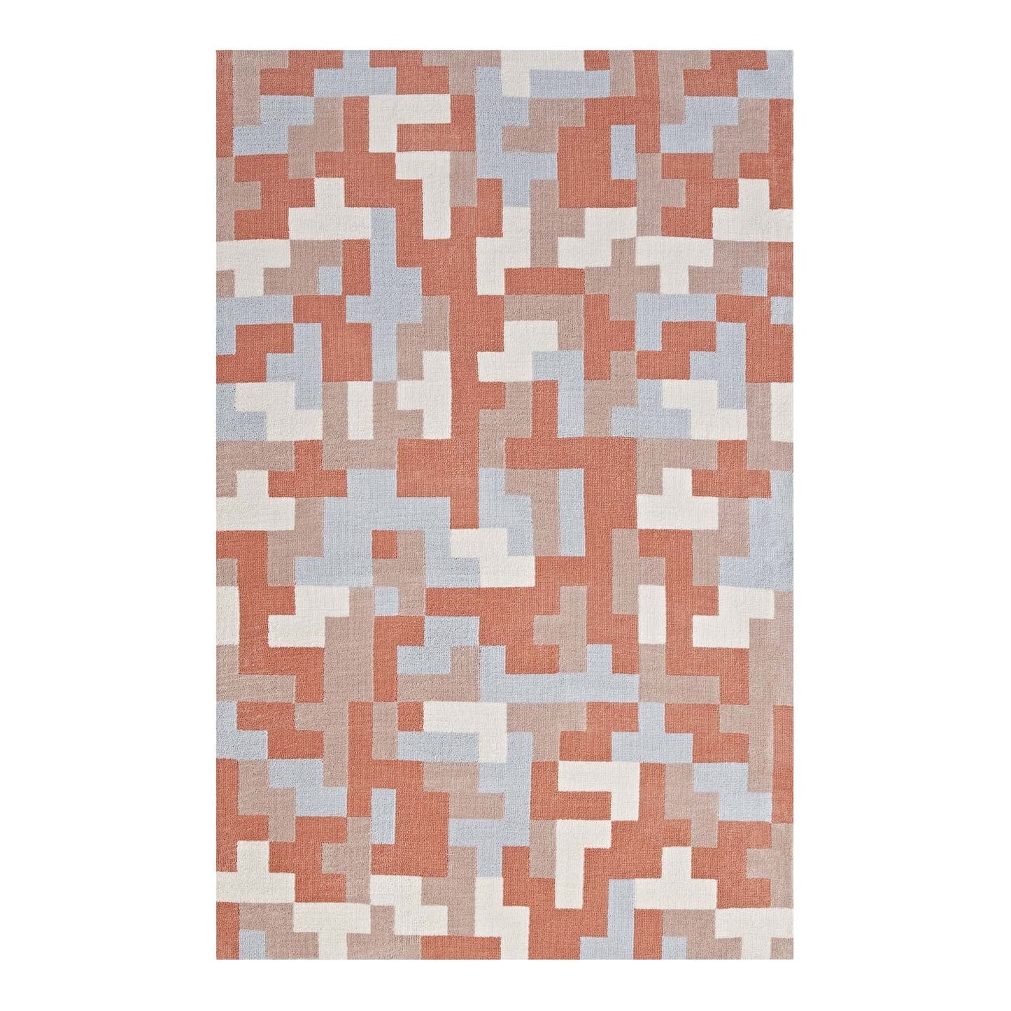 Andela Interlocking Block Mosaic 5x8 Area Rug by Modway