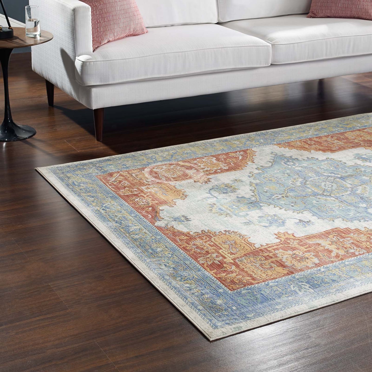 Citlali Distressed Southwestern Aztec 4x6 Area Rug by Modway