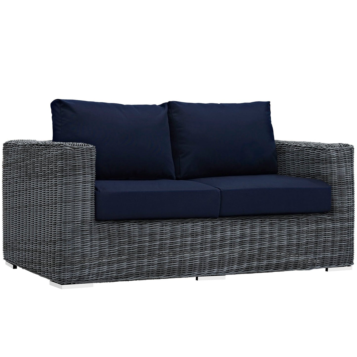 Summon 5 Piece Outdoor Patio Sunbrella¨ Sectional Set by Modway