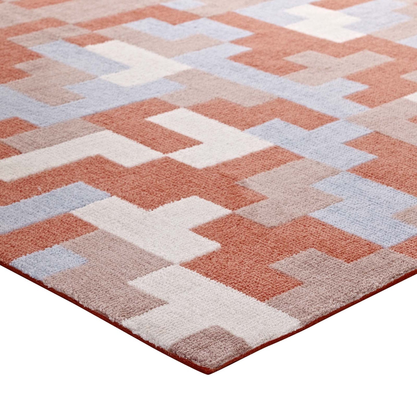 Andela Interlocking Block Mosaic 5x8 Area Rug by Modway