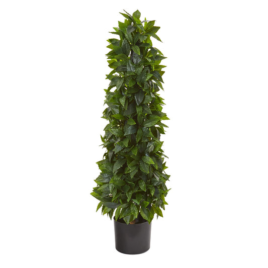 3' Sweet Bay Cone Topiary Artificial Tree