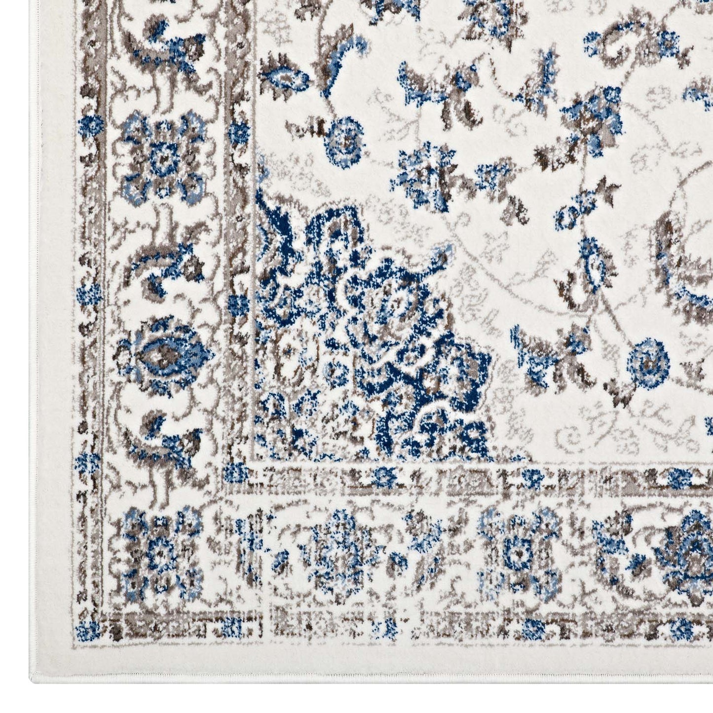 Lilja Distressed Vintage Medallion 5x8 Area Rug by Modway