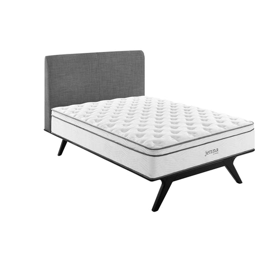 Jenna 14" Innerspring and Foam Queen Mattress by Modway