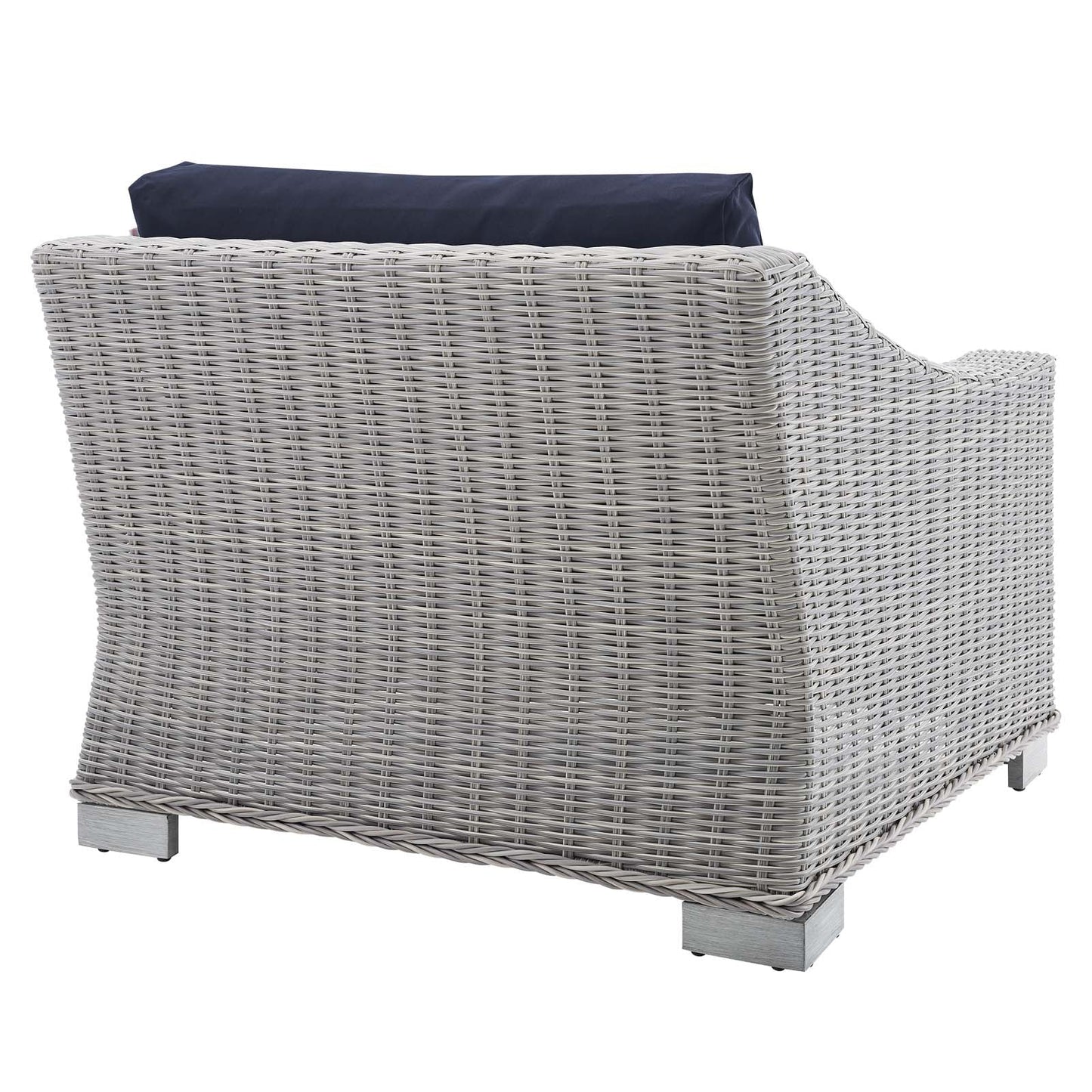 Conway Sunbrella¨ Outdoor Patio Wicker Rattan Left-Arm Chair by Modway