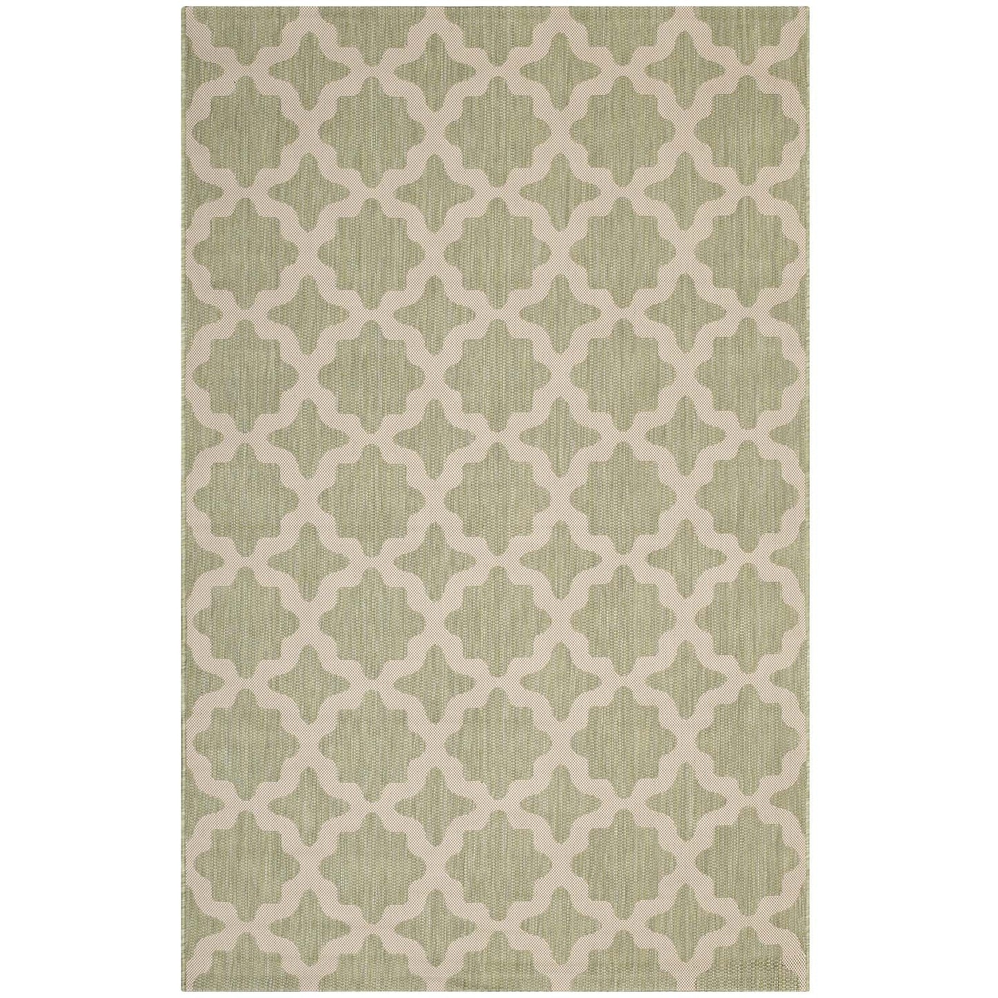 Cerelia Moroccan Trellis Indoor and Outdoor 5x8 Area Rug by Modway
