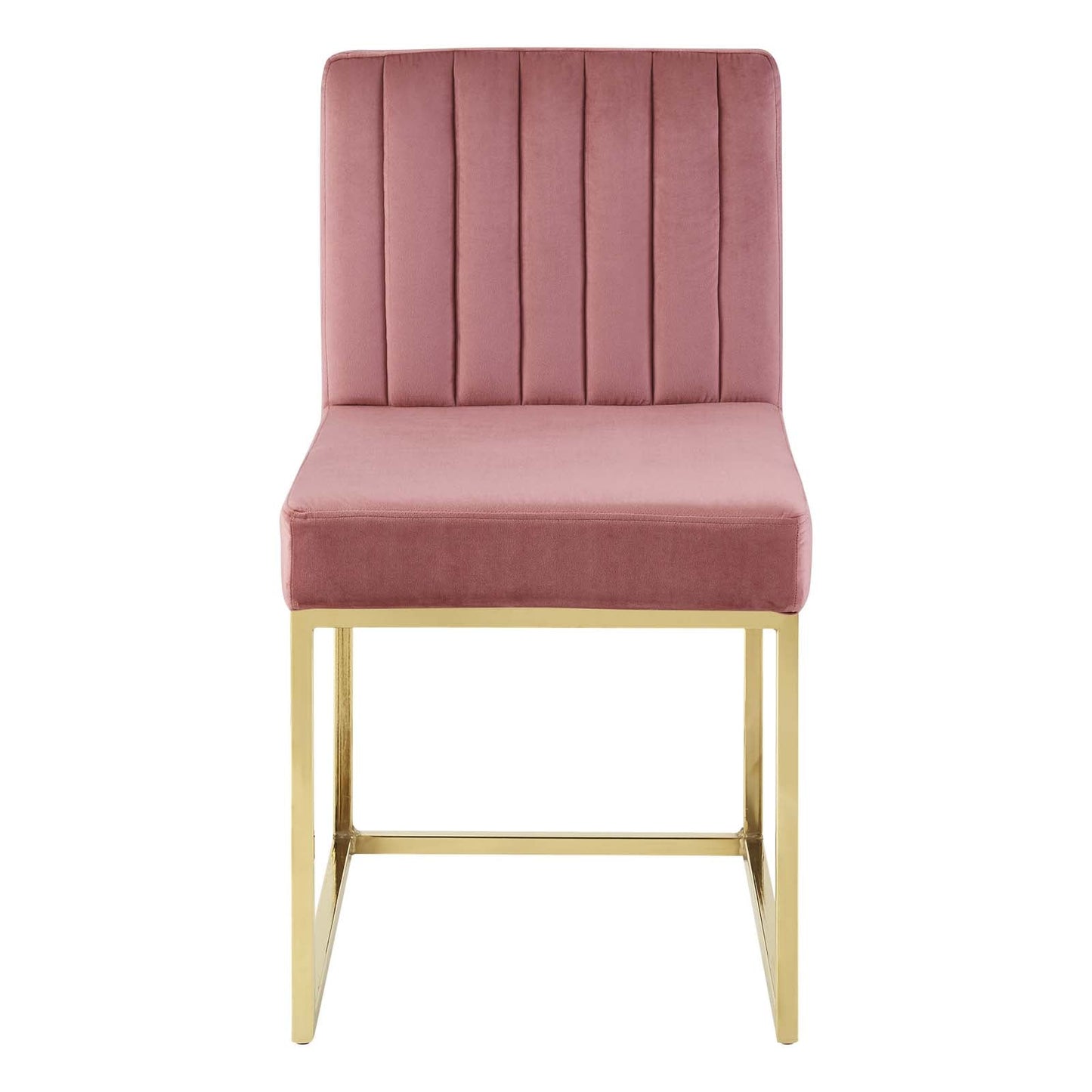 Carriage Performance Velvet Dining Chair Set of 2 by Modway