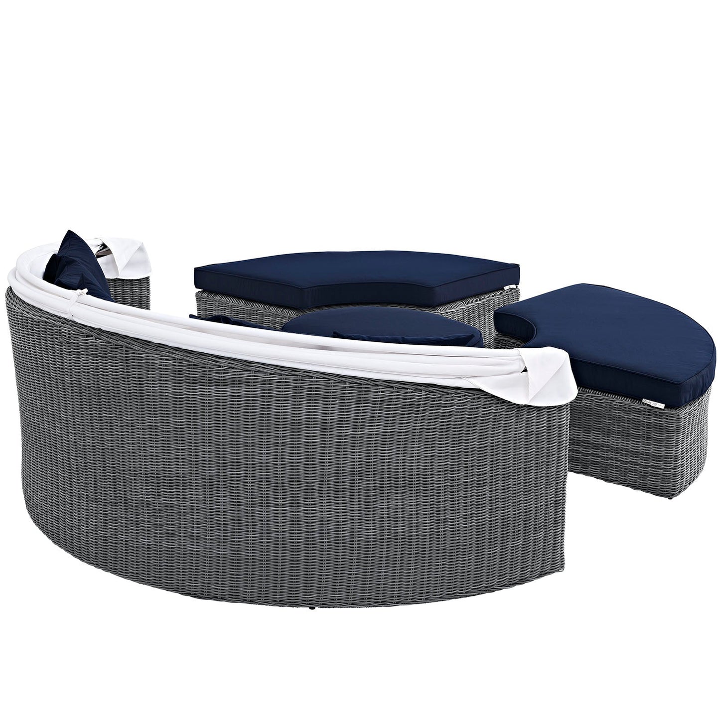 Summon Canopy Outdoor Patio Sunbrella¨ Daybed by Modway