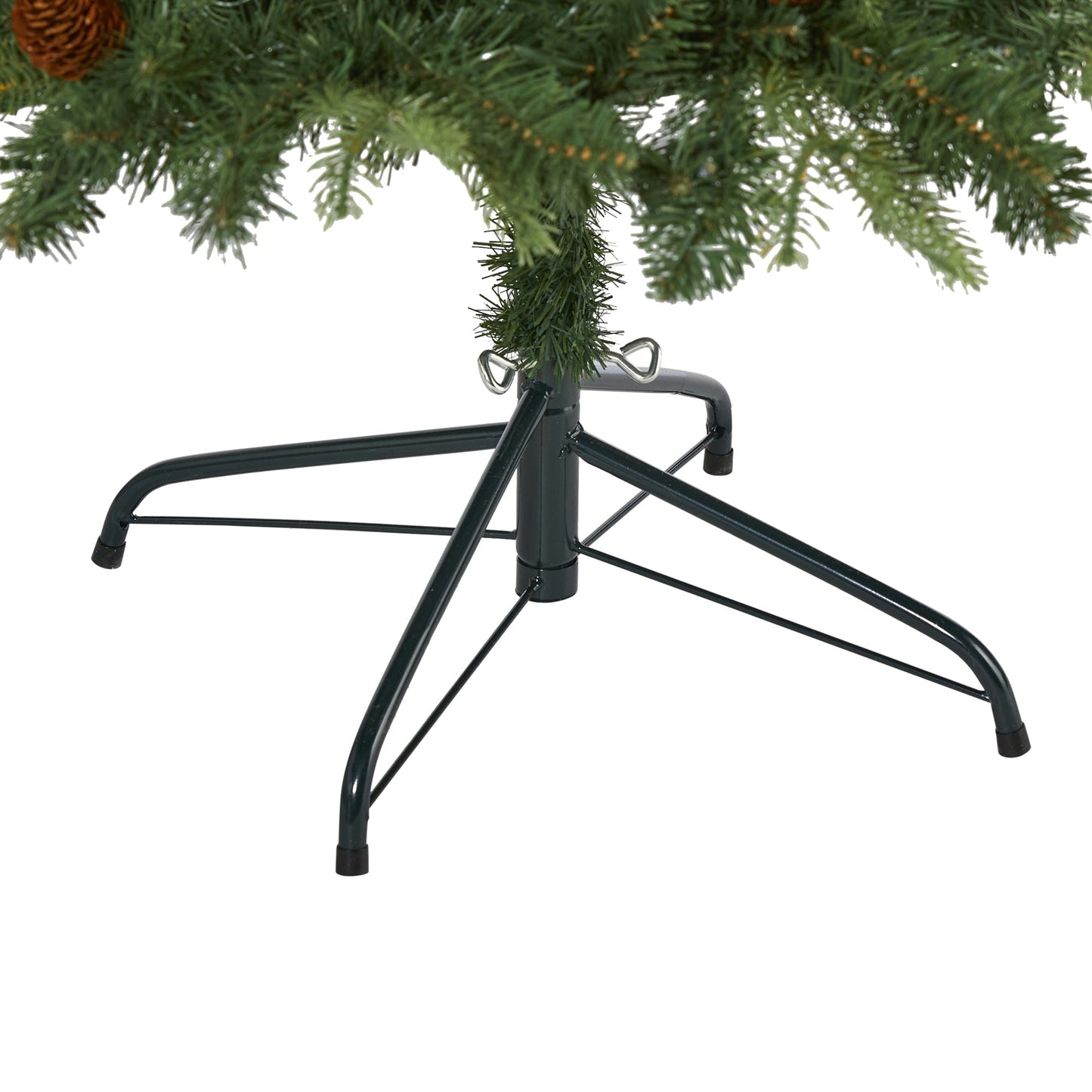 6' Wellington Spruce 'Natural Look' Artificial Christmas Tree w/ 300 Clear LED