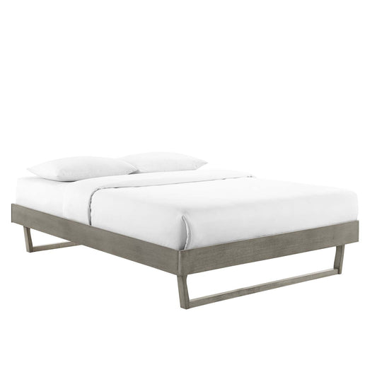 Billie Wood King Platform Bed Frame by Modway