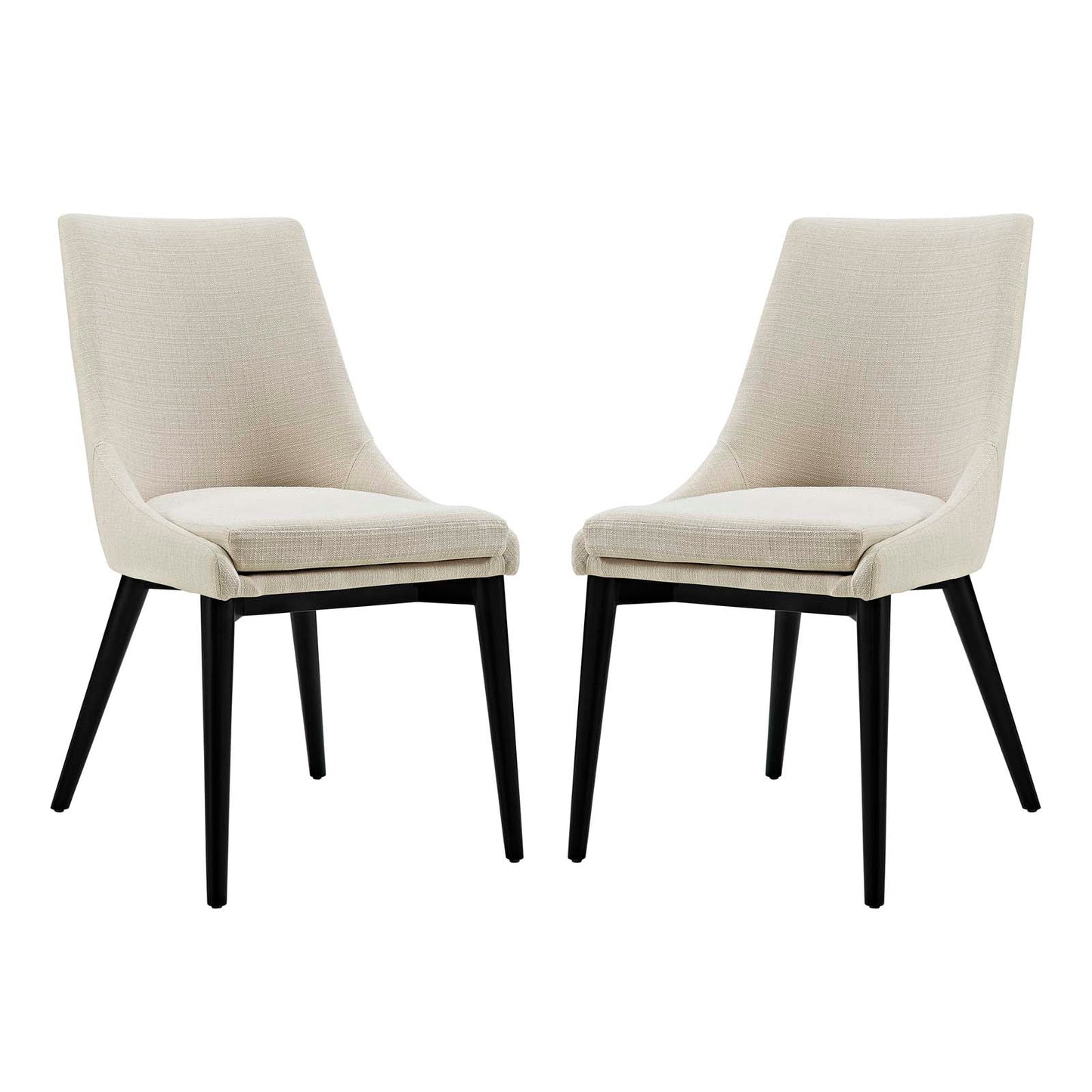 Viscount Fabric Dining Side Chair Set of 2 by Modway