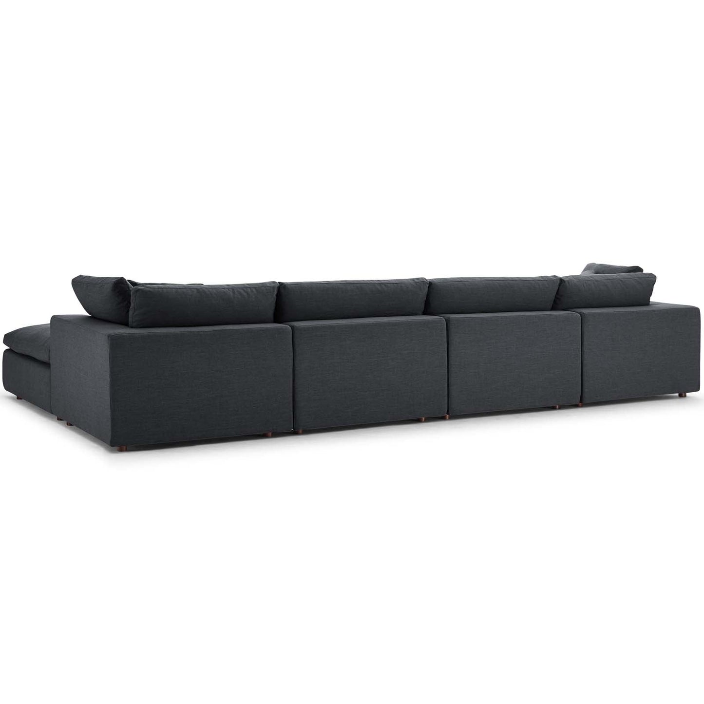 Commix 5 Piece Down Filled Overstuffed Sectional Sofa Set by Modway