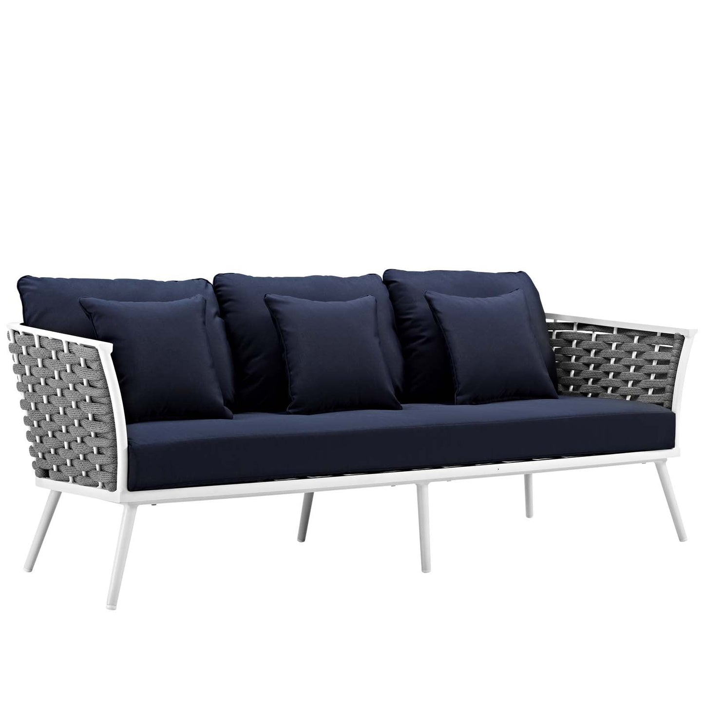 Stance Outdoor Patio Aluminum Sofa by Modway