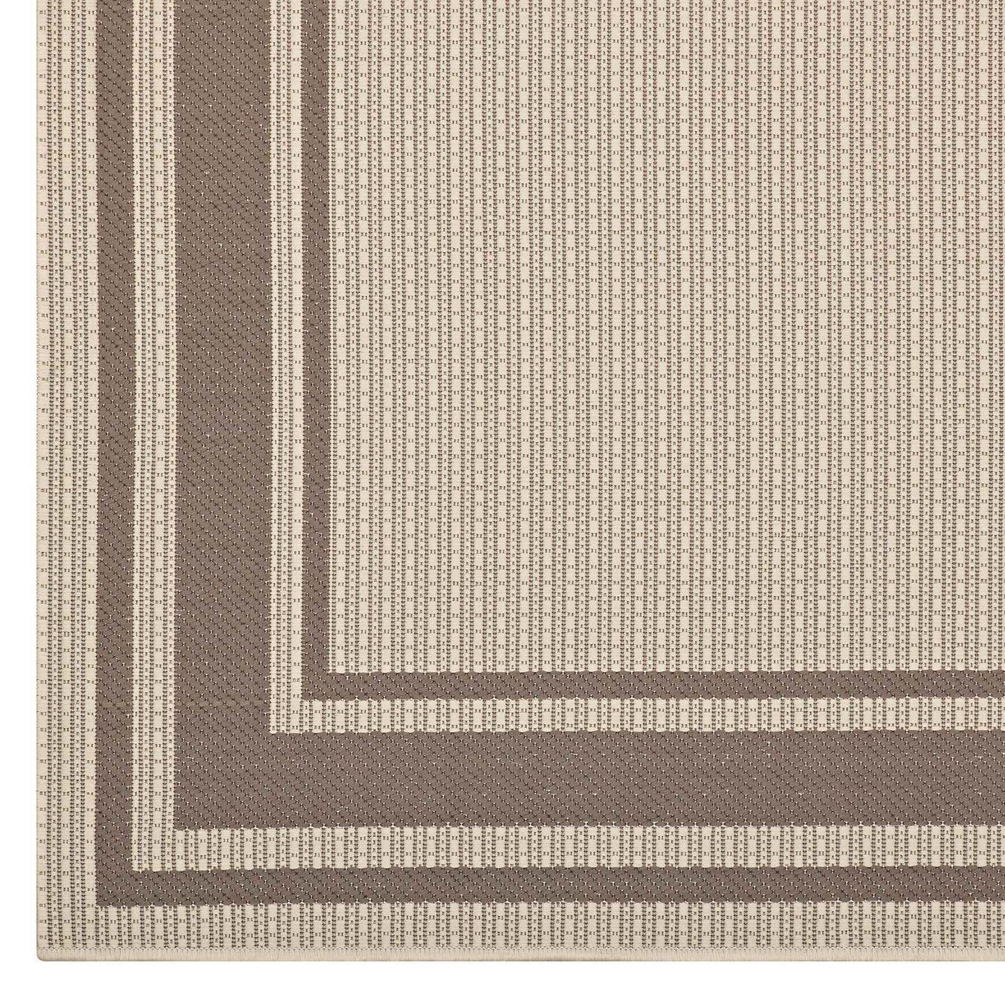 Rim Solid Border Indoor and Outdoor 5x8 Area Rug by Modway
