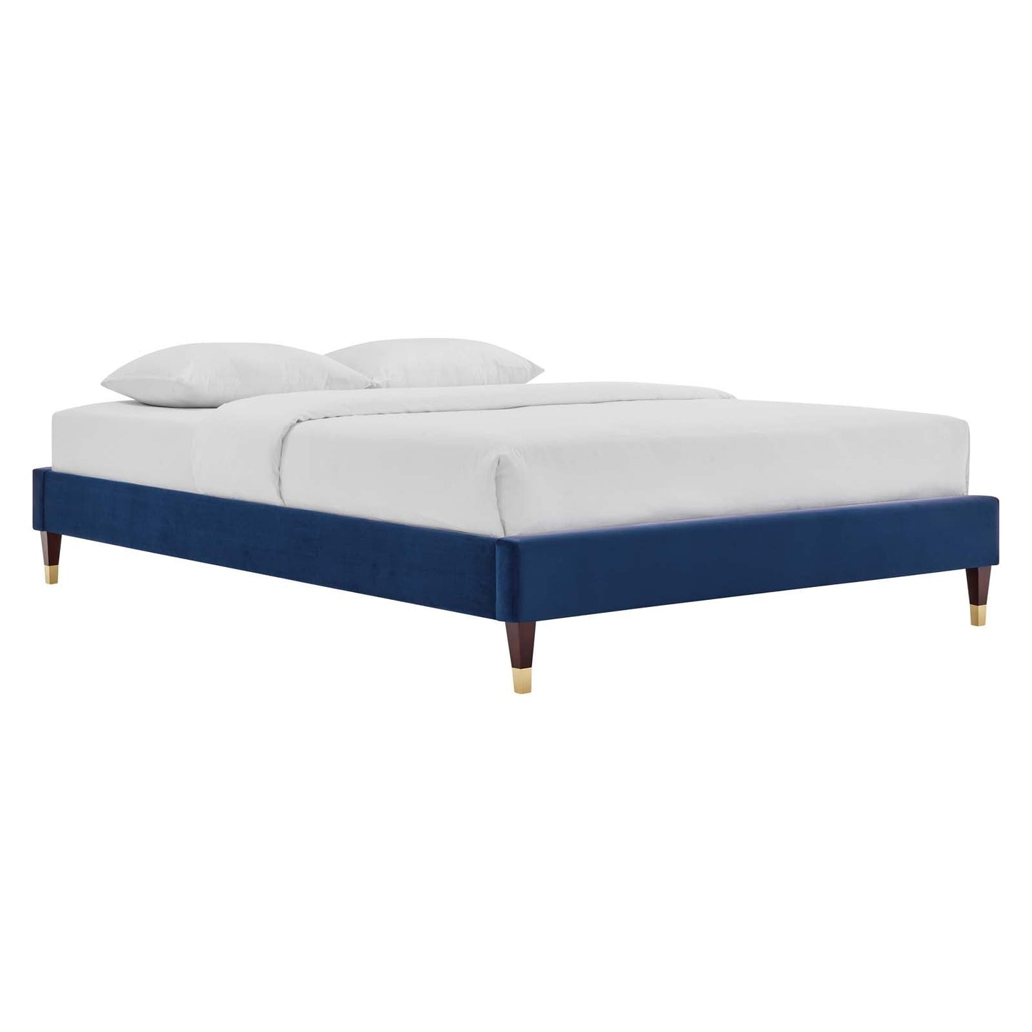 Harlow Performance Velvet Queen Platform Bed Frame by Modway