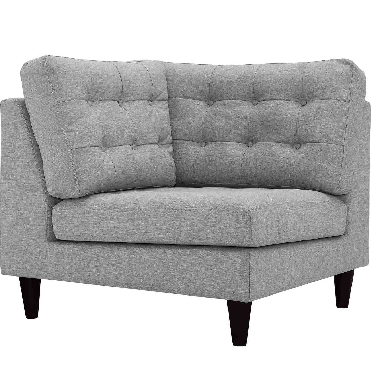 Empress Upholstered Fabric Corner Sofa by Modway