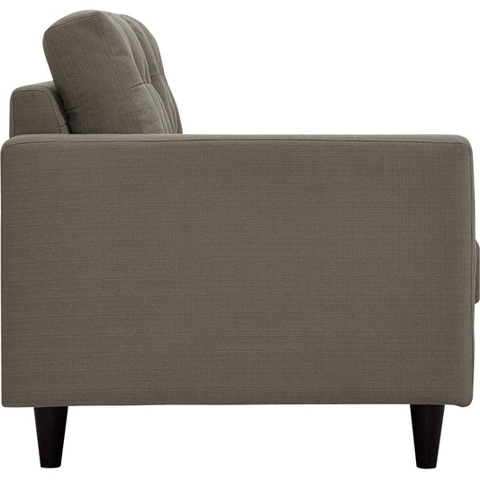 Empress Left-Facing Upholstered Fabric Loveseat by Modway