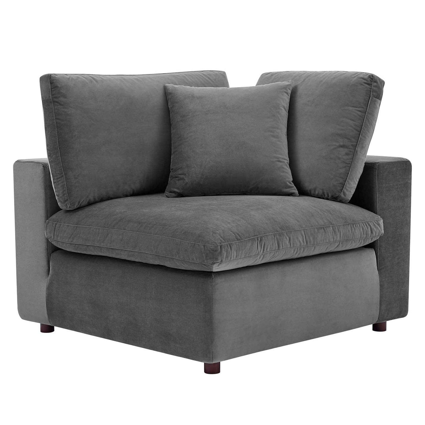 Commix 8-Piece Down Filled Overstuffed Performance Velvet Sectional Sofa by Modway