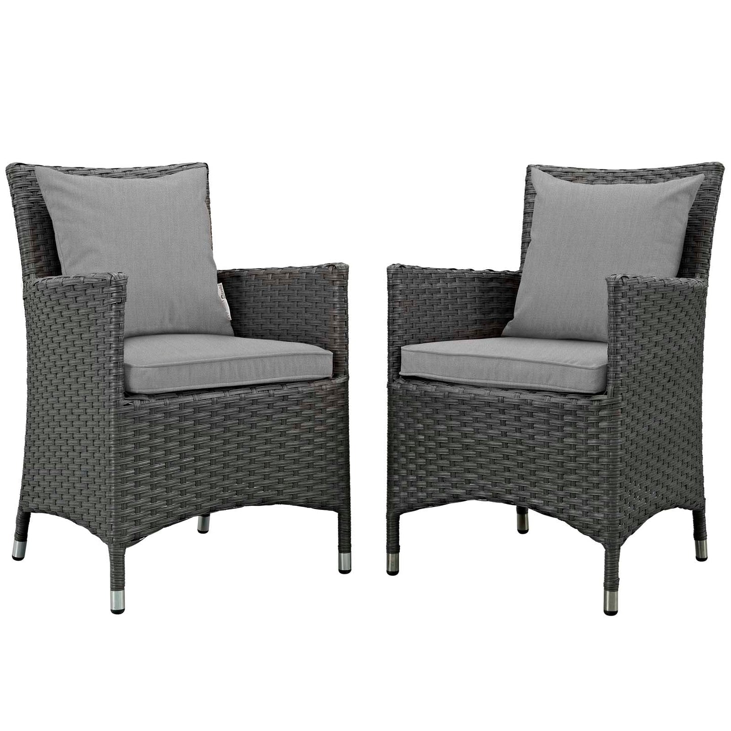 Sojourn 2 Piece Outdoor Patio Sunbrella¨ Dining Set by Modway