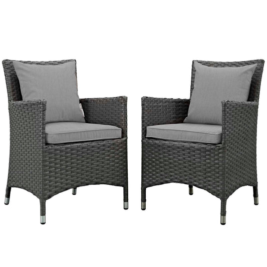 Sojourn 2 Piece Outdoor Patio Sunbrella¨ Dining Set by Modway