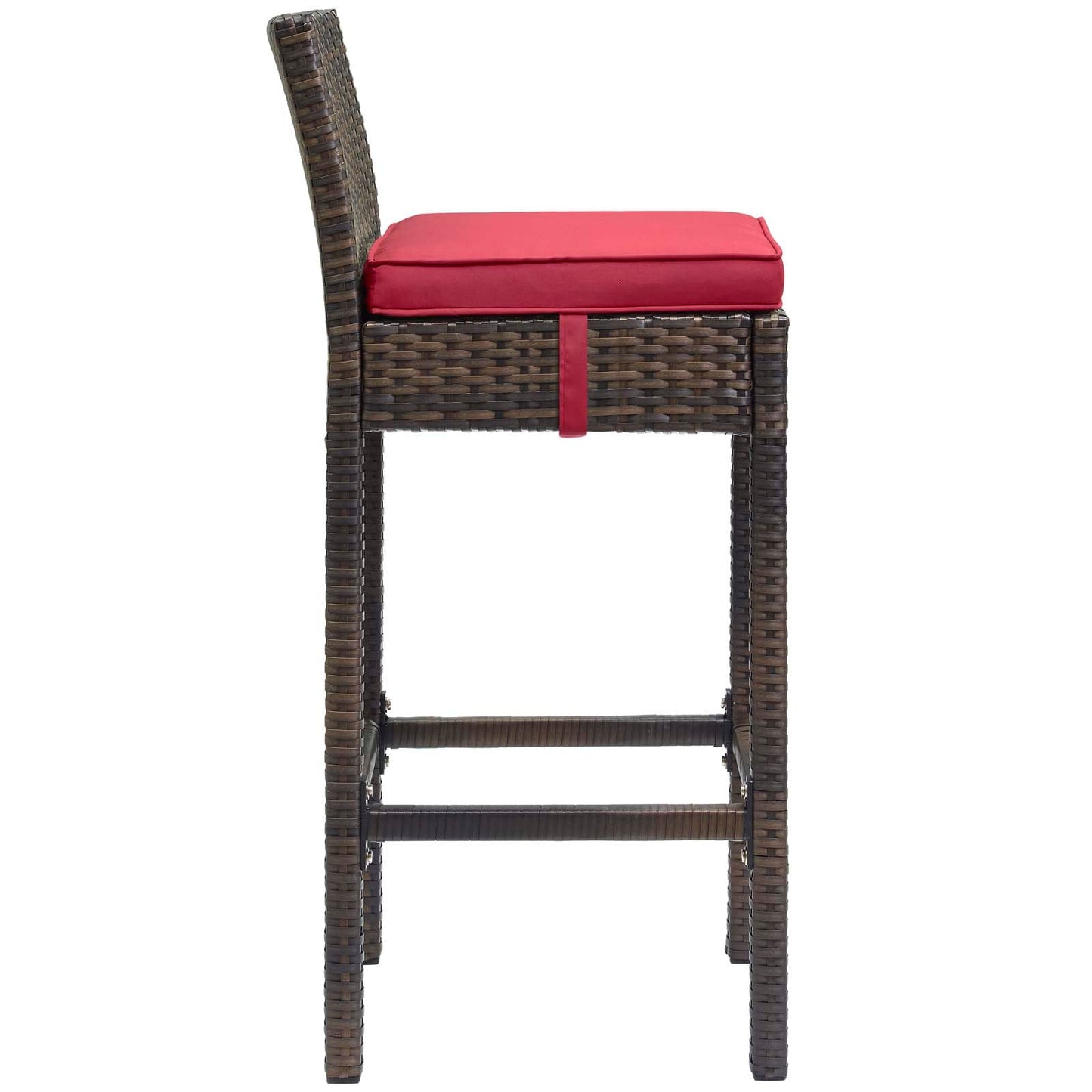 Conduit Outdoor Patio Wicker Rattan Bar Stool Set of 2 by Modway