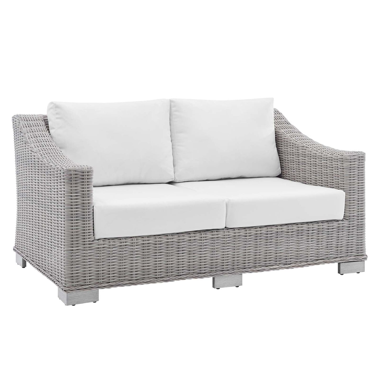 Conway 4-Piece Sunbrella¨ Outdoor Patio Wicker Rattan Furniture Set by Modway