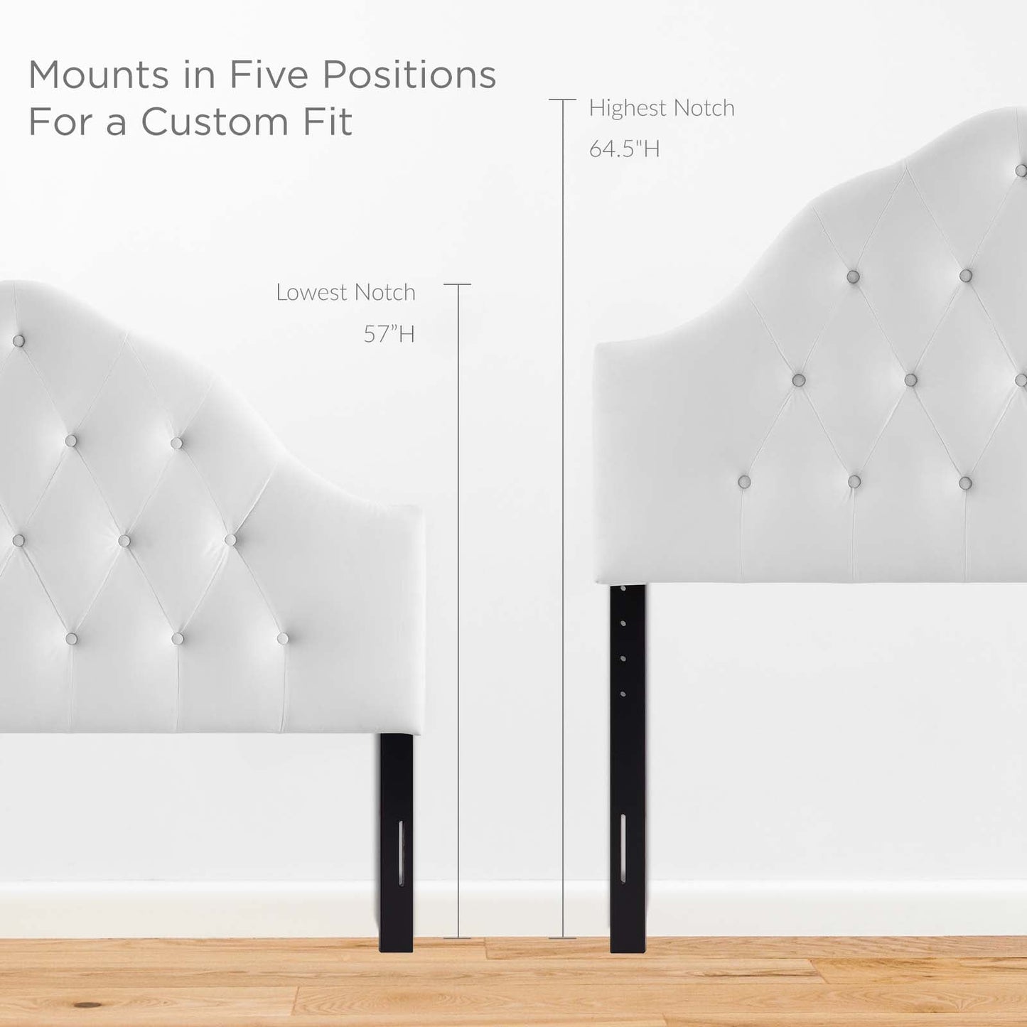 Sovereign Diamond Tufted Performance Velvet Full Headboard by Modway