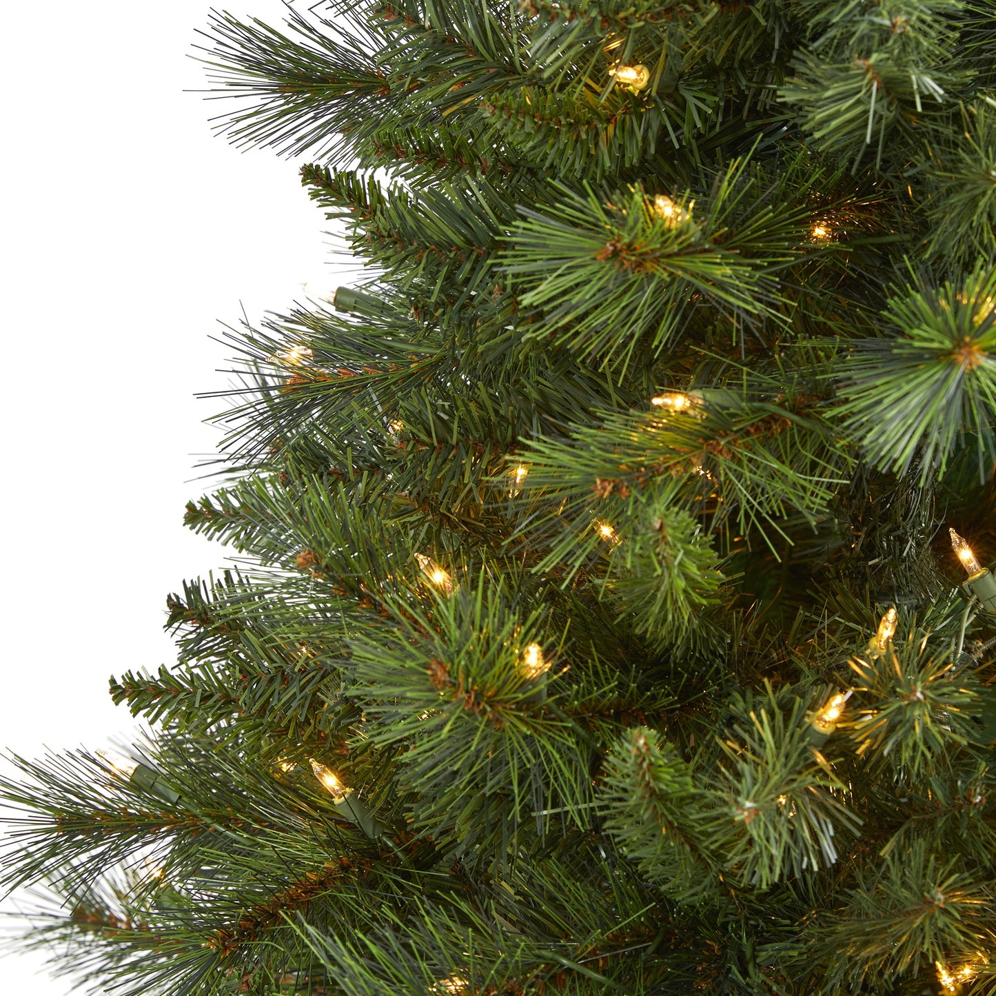 6' Slim West Virginia Mountain Pine Artificial Christmas Tree w/300 Clear Light