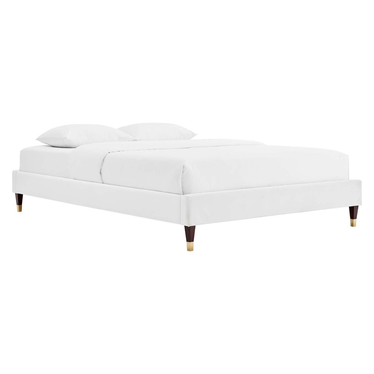 Harlow Performance Velvet Twin Platform Bed Frame by Modway