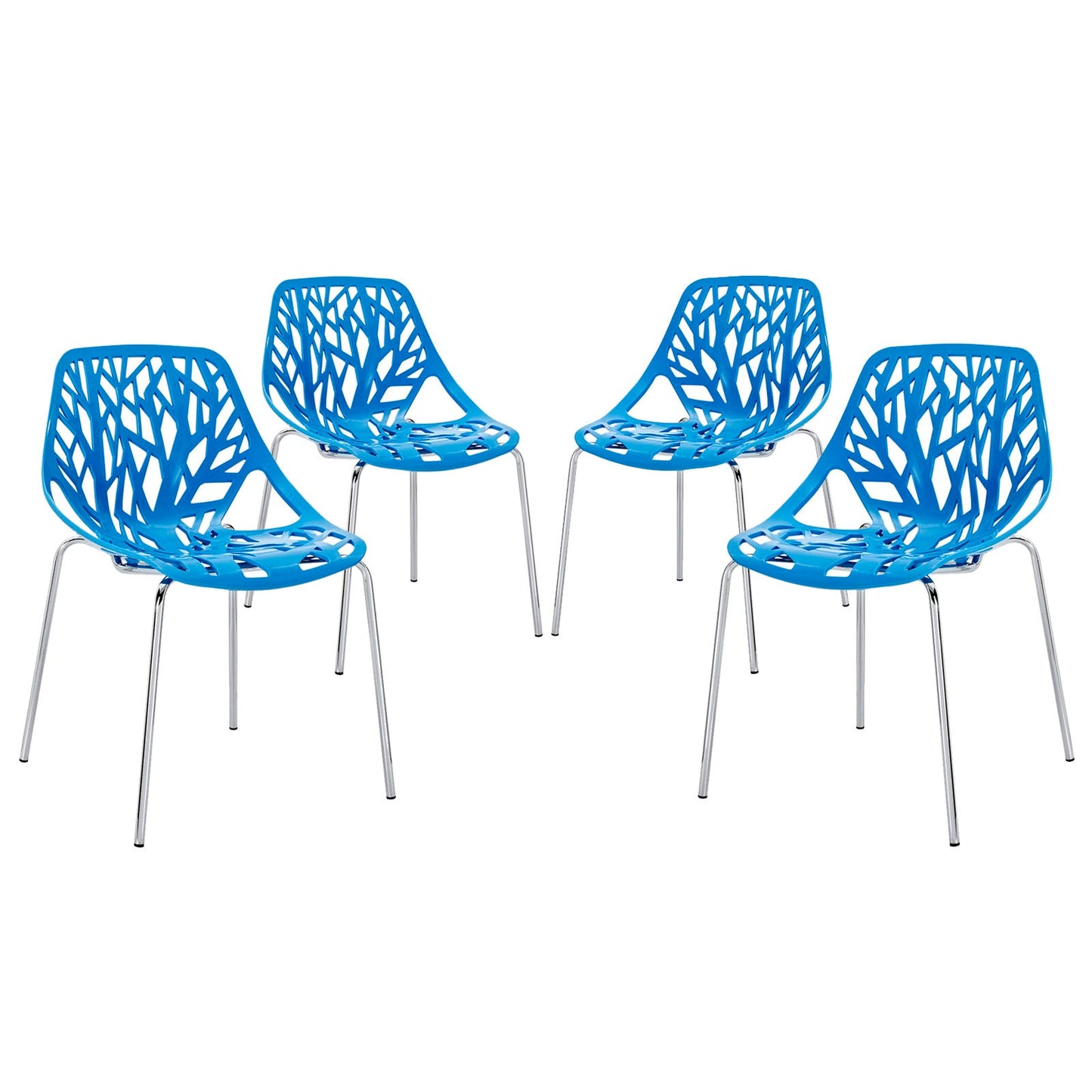Stencil Dining Side Chair Set of 4 by Modway