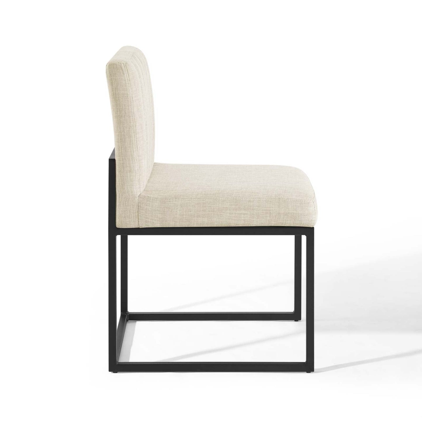 Carriage Upholstered Fabric Dining Chair Set of 2 by Modway