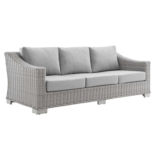 Conway 4-Piece Sunbrella¨ Outdoor Patio Wicker Rattan Furniture Set by Modway