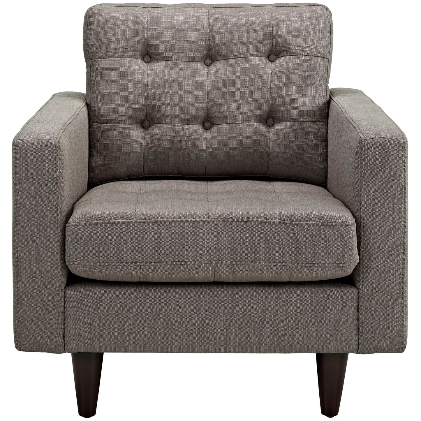 Empress Upholstered Fabric Armchair Set of 2 by Modway