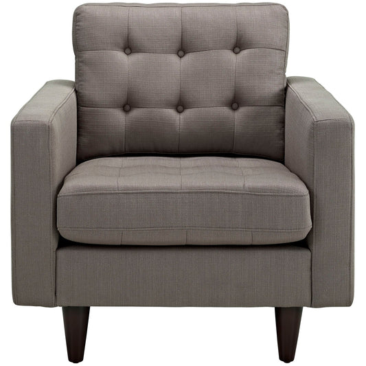 Empress Upholstered Fabric Armchair Set of 2 by Modway