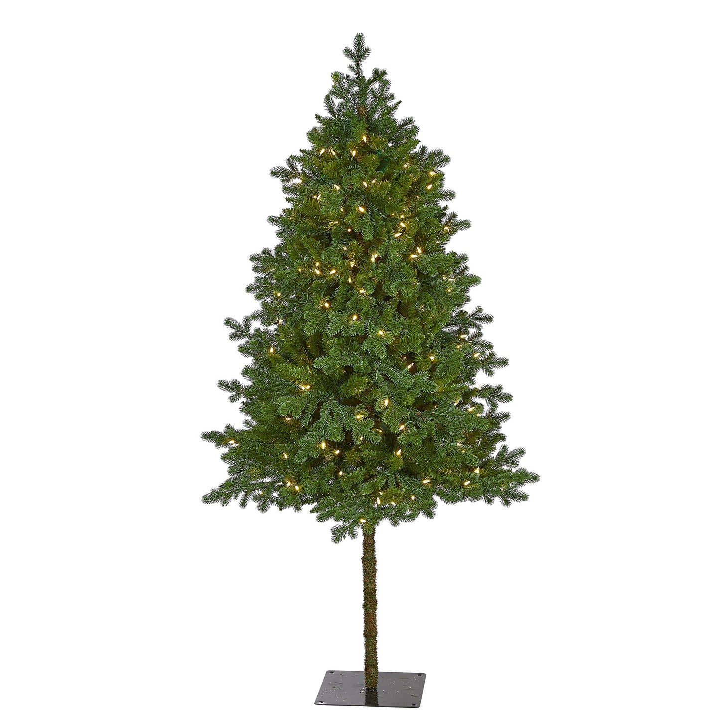6' Swiss Alpine Artificial Christmas Tree w/ 250 Clear LED Lights