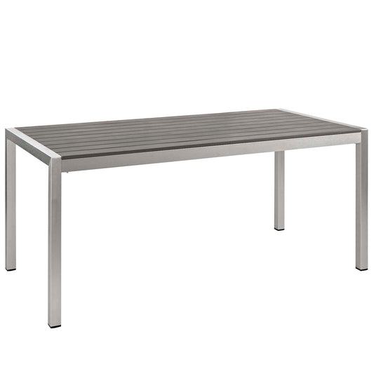 Shore 3 Piece Outdoor Patio Aluminum Dining Set by Modway